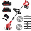High Power Cordless Electric Grass Trimmer Small Garden Lawn Mower Rechargeable Battery Portable Grass Cutter Machine