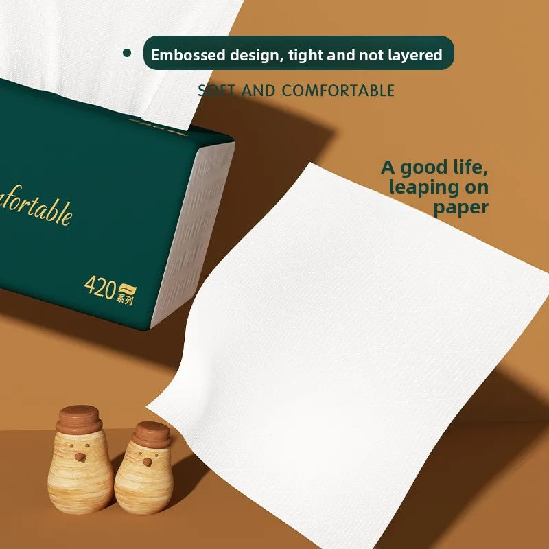 4-24 Packs Of Portable Tissue Paper, 280 Sheets/pack, 5 Layers, 56 Sheets/pack, Native Wood Pulp Napkins, Household Toilet Paper