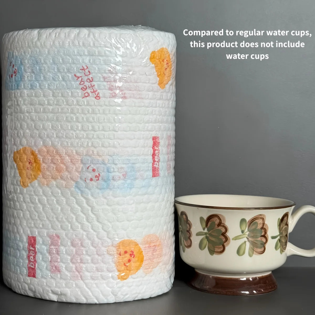 400pcs/1Roll Lazy Cloth Disposable Kitchen Wet Dry Dual-use Household Cleaning Special Paper Household Dishwashing Cloth Tissue